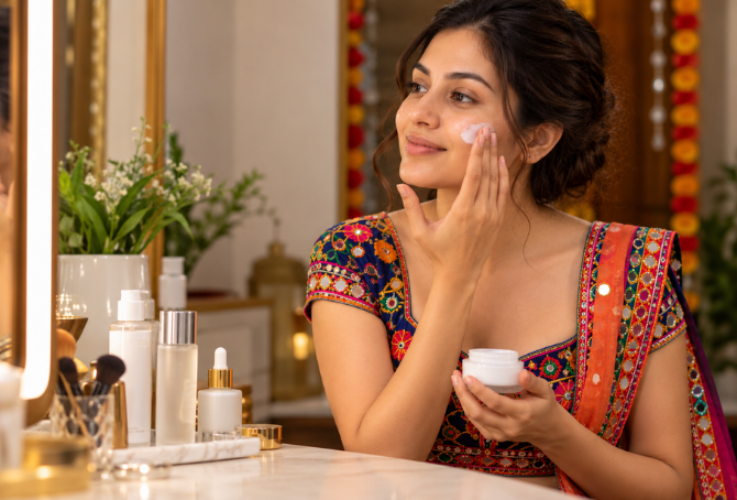 Skincare for Garba night
